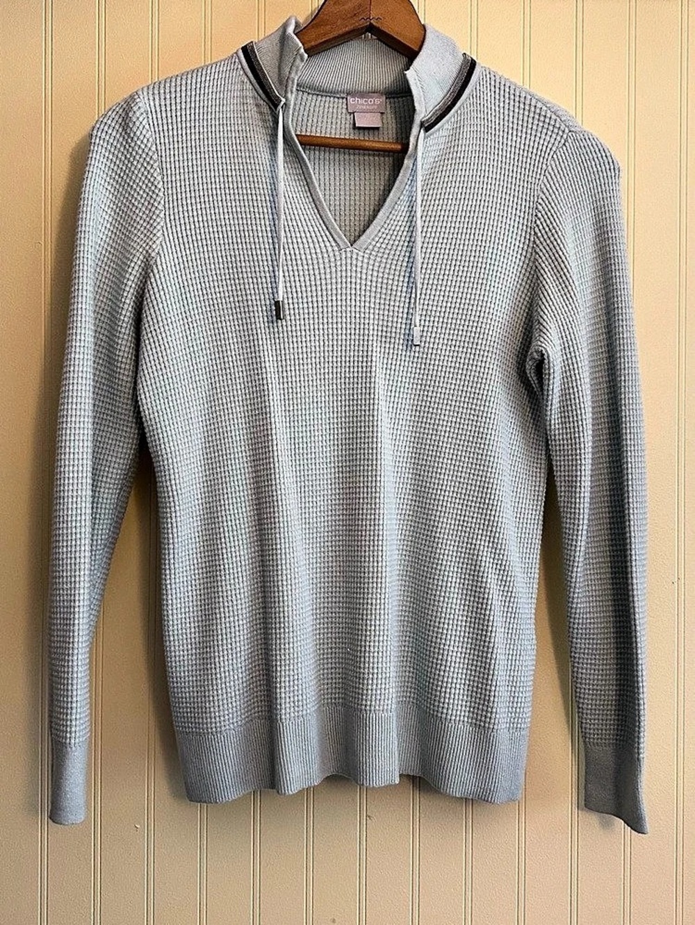 Chico's Zenergy Gray Pullover Sweater Like New